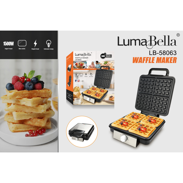 Вафельниця LumaBella LB-58063