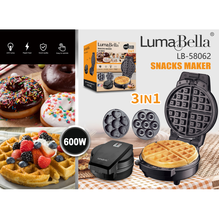 Вафельниця LumaBella LB-58062