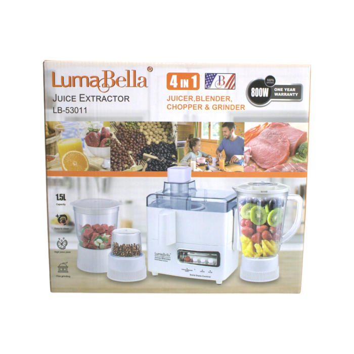 Соковижималка електрична 4в1 LumaBella LB-53011