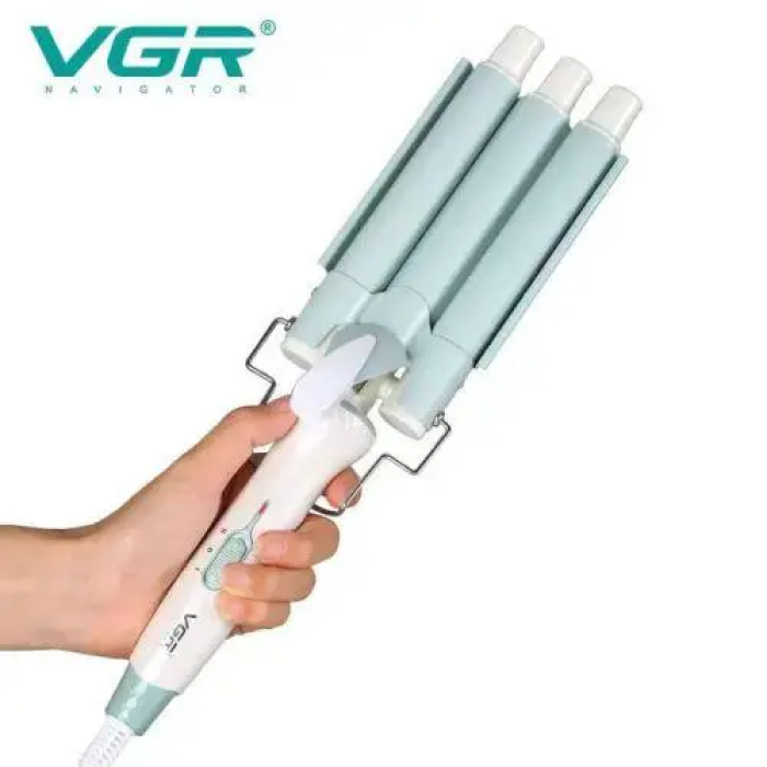 Тройна плойка VGR V-595 з керамічним покриттям