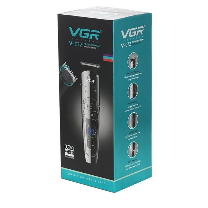 Машинка для стрижки волосся та бороди VGR V-072