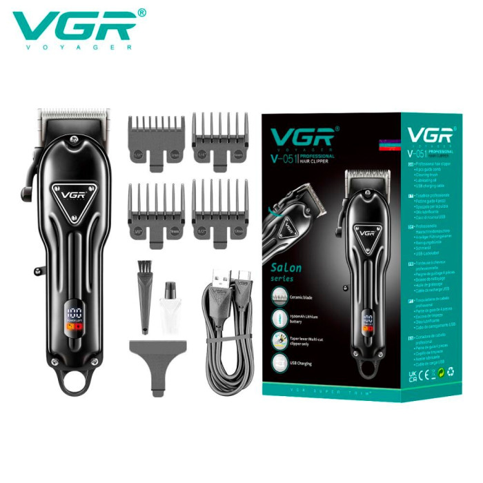 Акумуляторна машинка для стрижки VGR V-051