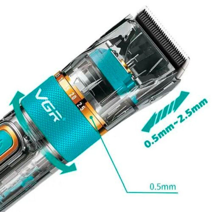 Акумуляторна машинка для стрижки VGR V-695