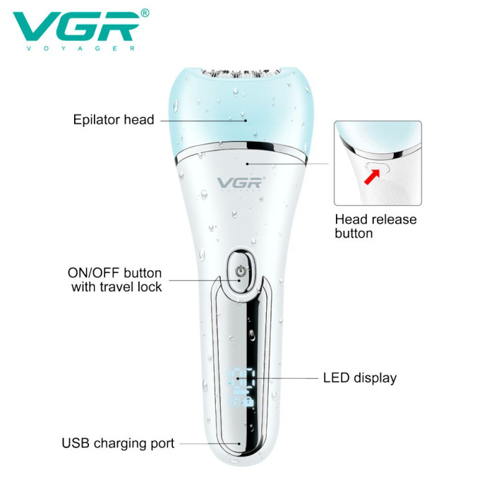 Епілятор VGR 6 в 1 V-733