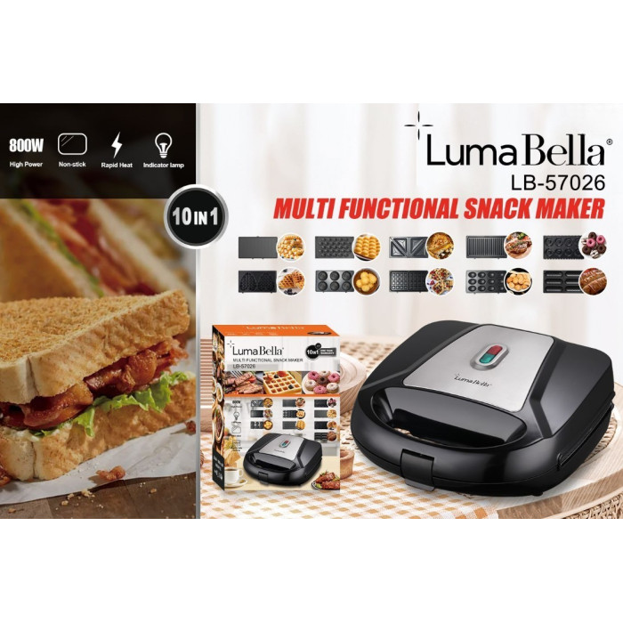Мультифункціональний снєк-мейкер LumaBella LB-57026